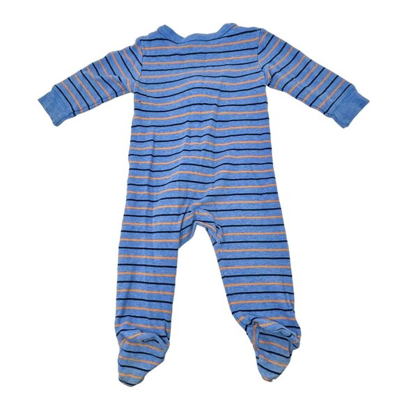 Baby Boy's Sleepers, Navy Blue,  White, Green,Stripe,  Blue Stripe  Size 9 Month - Picture 7 of 10